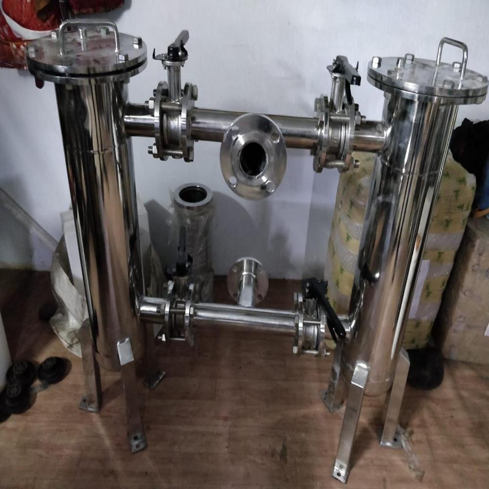 Ss Duplex Filter Housing - Color: Silver