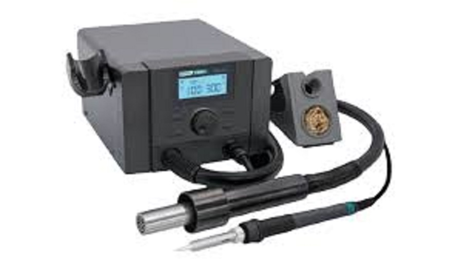 Quick 708D+ 2 In 1 Soldering Station And Smd Rework Station - Color: Black