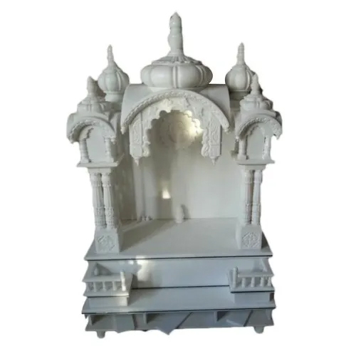 Polished Marble Temple - Color: White