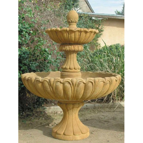 Decorative Marble Fountain - Color: Brown