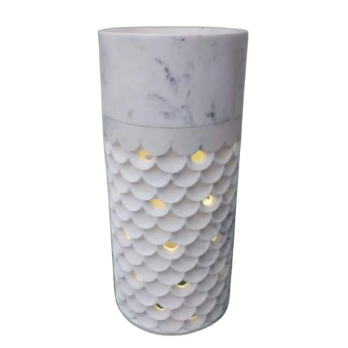 White Marble Lamp - Features: High Quality