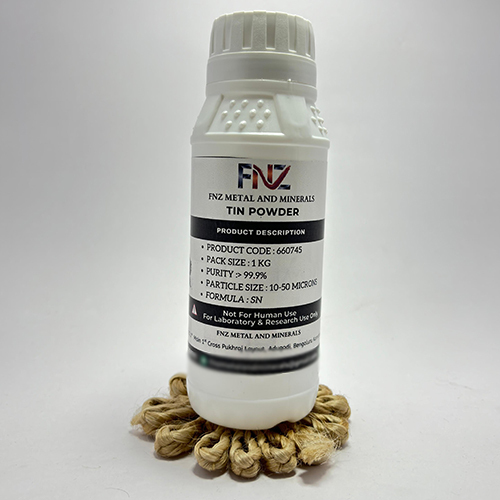 Tin Powder 1 Kg - Color: Silver