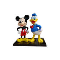 Frp Micky Mouse And Donald Duck Statue - Color: Multicolor