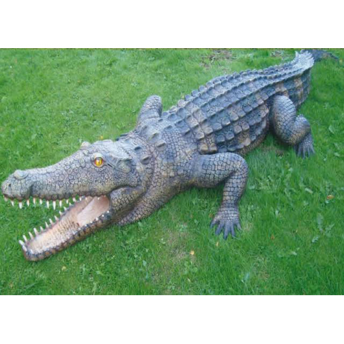 FRP Crocodile Statue