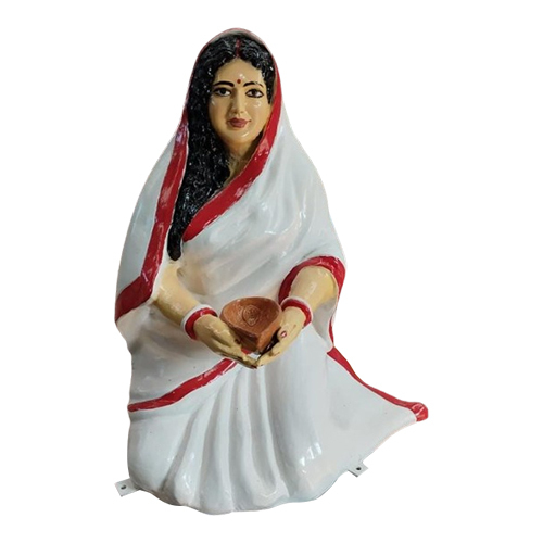 FRP Tulsi Mancha Lady Statue