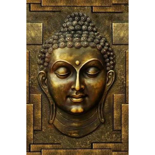 FRP Lord Buddha Wall Mural