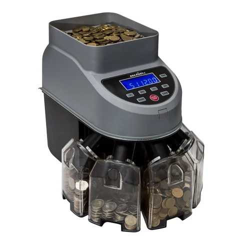 Maxsell Mx Cc 500 Pro Coin Sorting Machine - Counting Speed: 1200 Coin/Minute