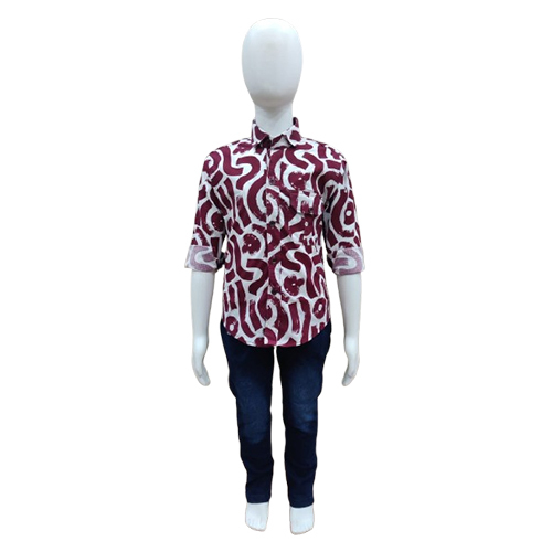 Boys Modern Pant Shirt - Design: Trendy