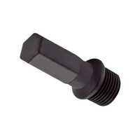 1 2inch Upvc Long Plug - Color: Black