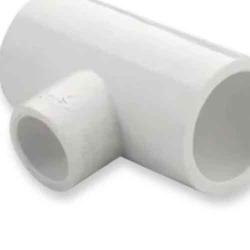 1 14 x 12 uPVC Reducer Plain TEE