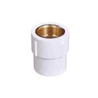 34 Upvc Brass F.t.a - Color: White