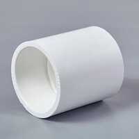12 Upvc Coupler - Color: White