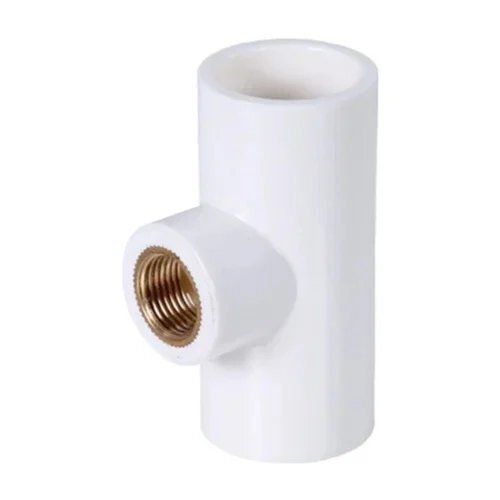 1 x 34 uPVC Reducing Brass Tee