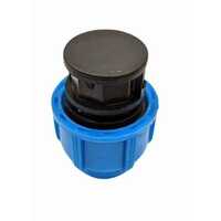 Pp Compression End Cap - Color: Black & Blue