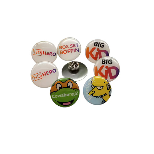 25Mm Embossed Lapel Pin - Color: Multicolor