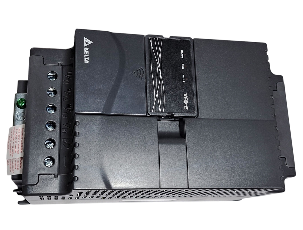 Delta Vfd E Vfd075e43a - 3ph 380-480v Input, 10hp Output 0-480v, 19a, 50/60hz, 13.7kva, Frequency Range 0.1-599hz | Suitable For Industrial Automation
