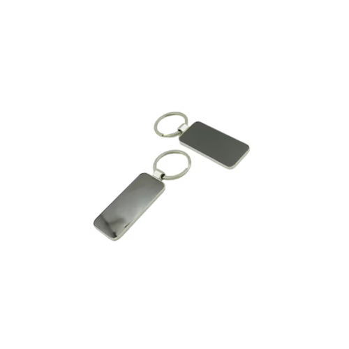Gun Metal Keychain - Color: Silver