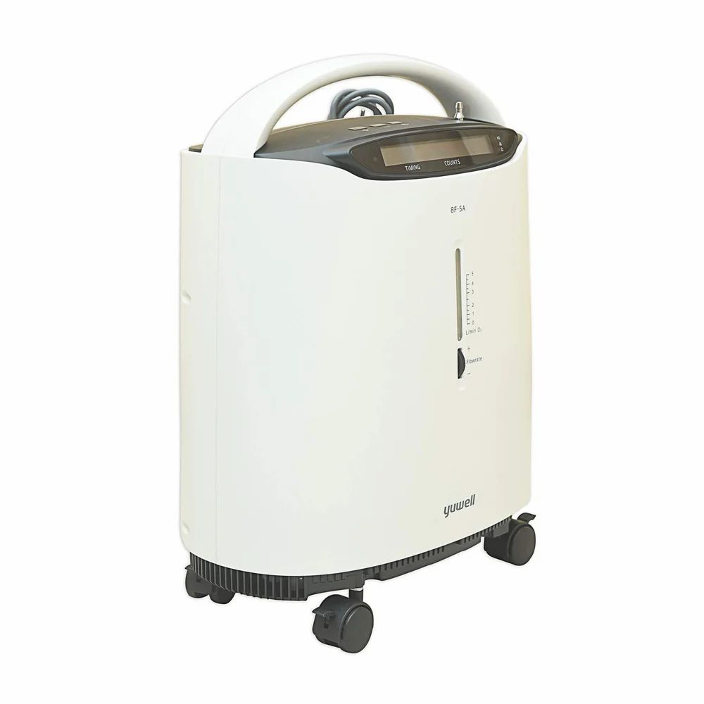 Yuwell 7f 5lpm Oxygen Concentrator - Color: White