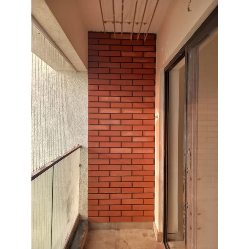 3 Feet Wall Brick Tile - Color: Reds / Pinks