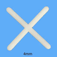 4mm Pvc Tile Spacer - Color: White