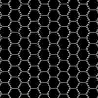 Hexagonal Expanded Aluminum Mesh - Color: Silver
