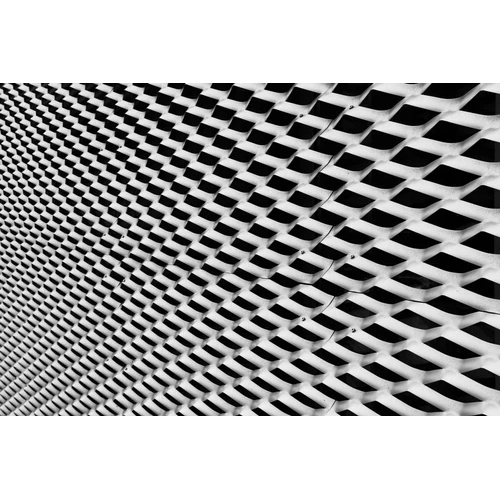 Expanded Metal Mesh - Color: Silver