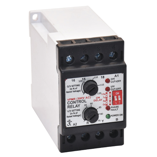 VPMR Under And Over Voltage Cut Off Relay With On Delay