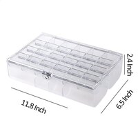 2 LAYER ACRYLIC JEWELRY BOX