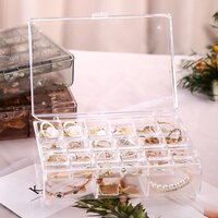 2 LAYER ACRYLIC JEWELRY BOX