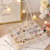 2 LAYER ACRYLIC JEWELRY BOX