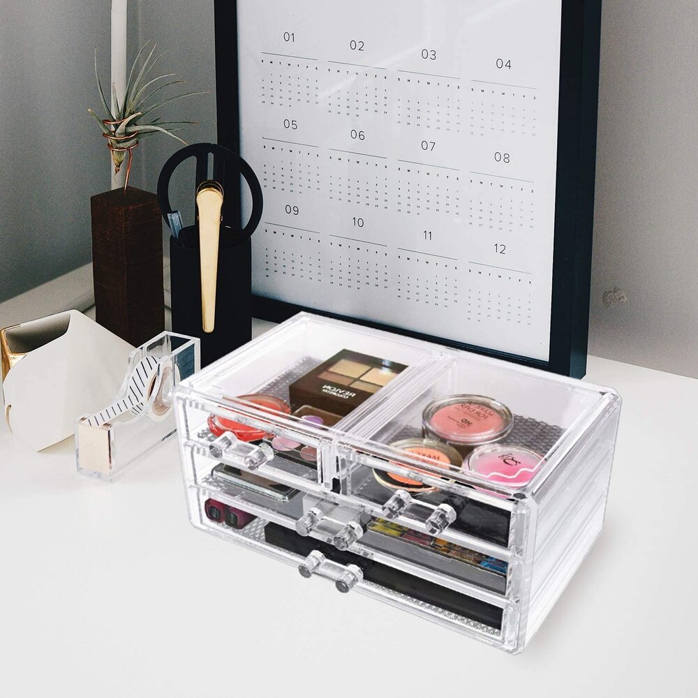 4 DRAWER COSMETIC BOX