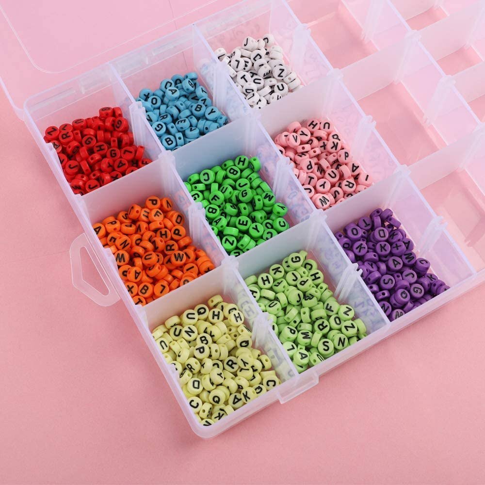 36 Grid Plastic Storage Box - Color: Transparent