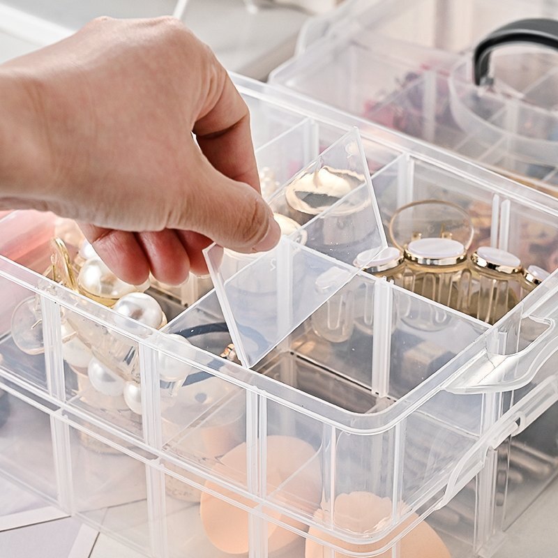 30 Grid Storage Box - Color: Transparent