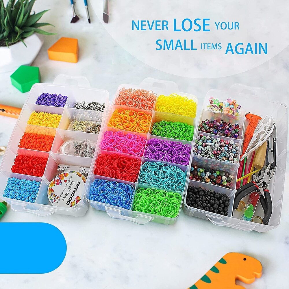 30 Grid Storage Box - Color: Transparent