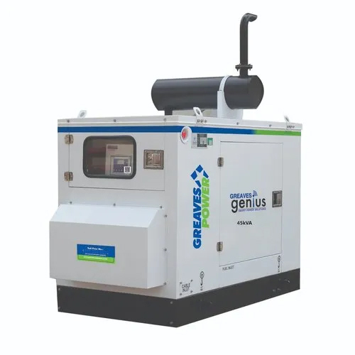 45Kva Silent Diesel Generator Set - Color: White