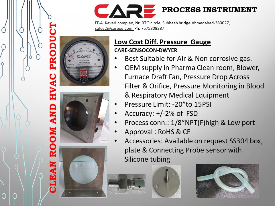Magnehelic Gauge Box - Color: Gray