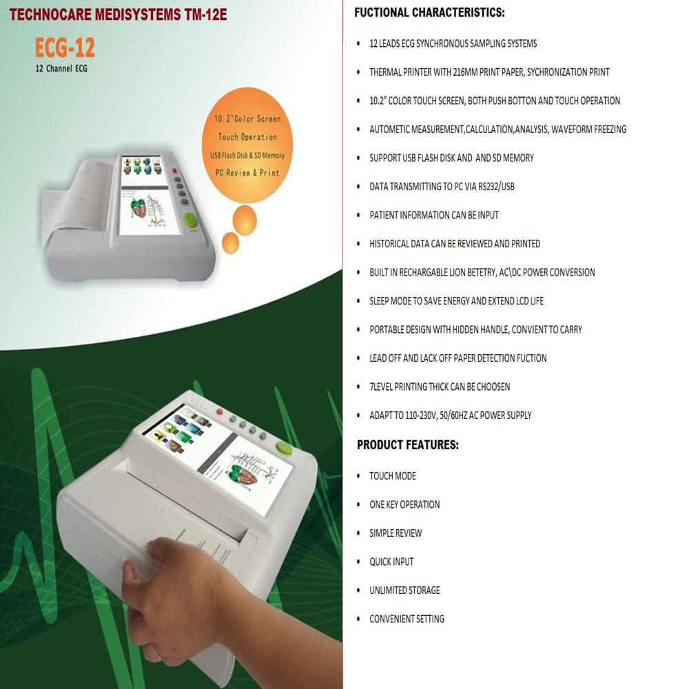 Multi-channel Ecg - Color Code: White