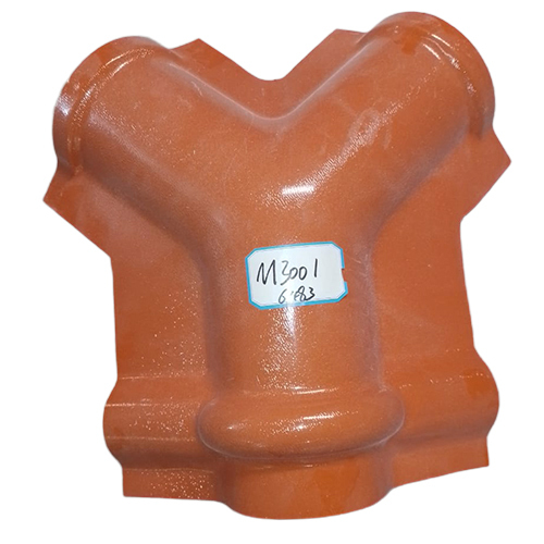 Upvc 3 Way End Cap - Color: Brown
