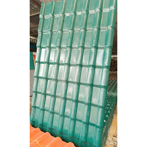 Upvc Green Tile Sheet - Size: Various Available