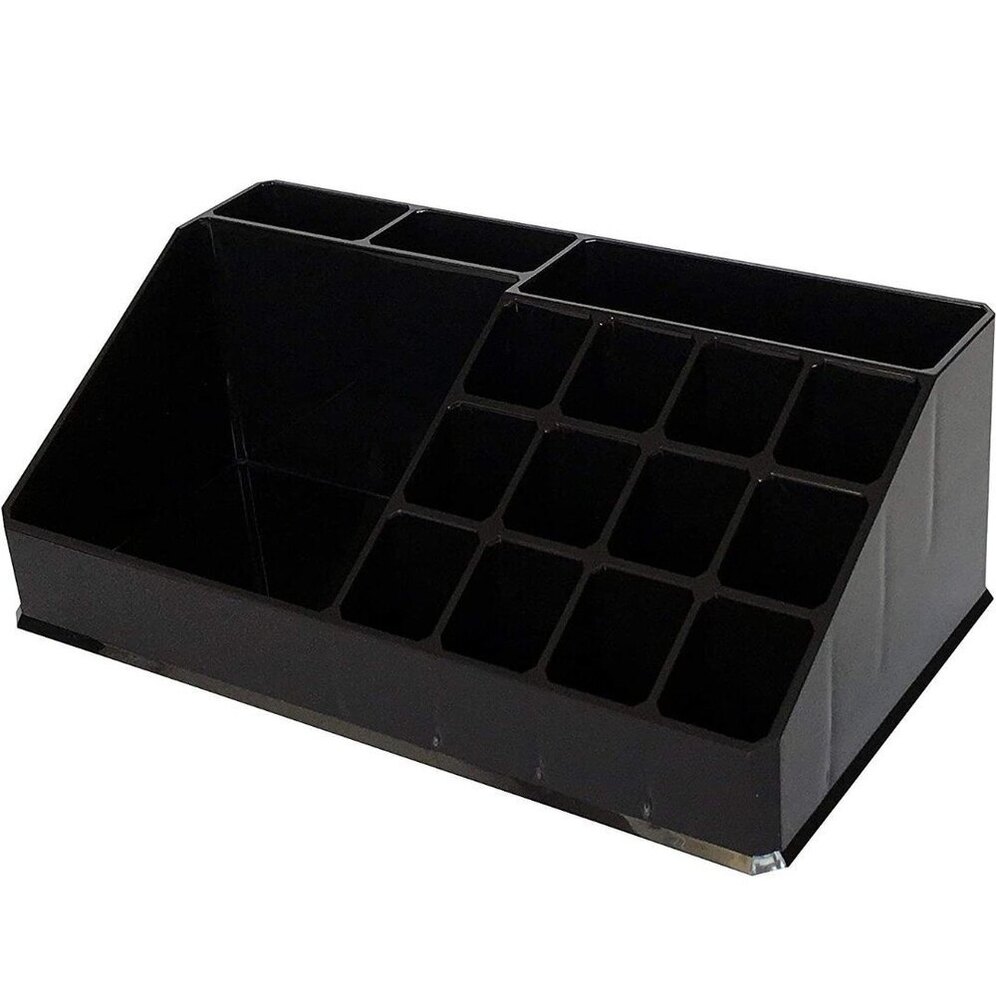 COSMETIC ORGANIZER STAND - BLACK