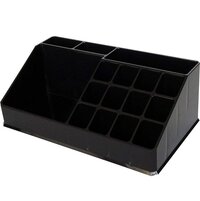 COSMETIC ORGANIZER STAND - BLACK
