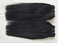 Brown Natural Indian Temple Straight Hair Extensions
