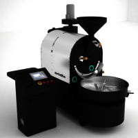 High-Capacity Coffee Roasting Machine with Dual Gas Option