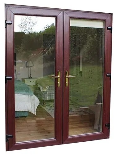 UPVC Clear Glass Door