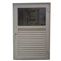 Upvc Fixed Louver Door - Color: White