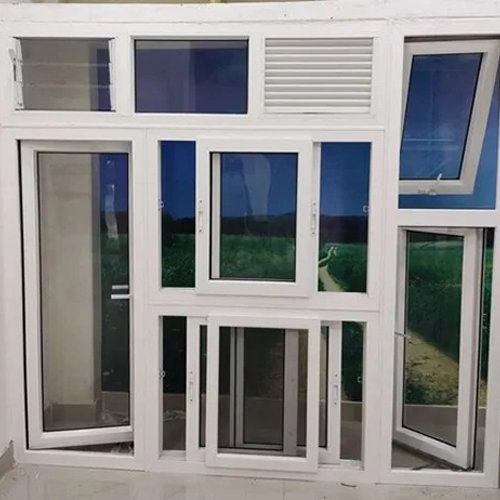 White UVPC Glass Window