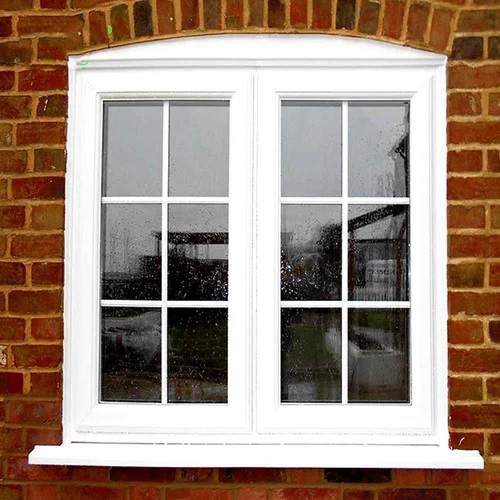 White UVPC Glass Window