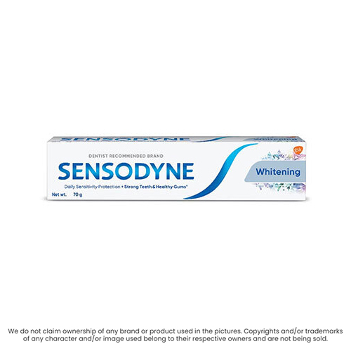 Sensodyne Toothpaste Whitening - Brush Attributes: Easy To Use