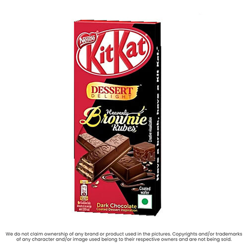Nestle Kitkat Dessert Delight Heavenly Brownie Kubes Dark Chocolate