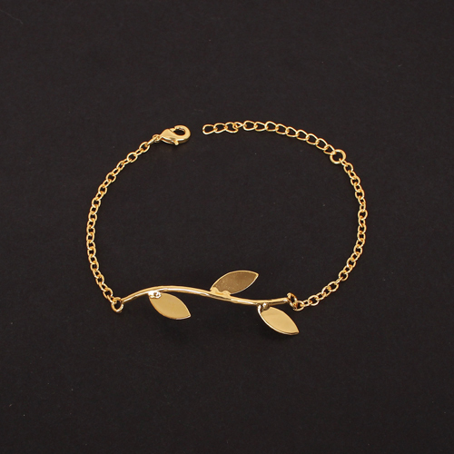 Leaf Bracelets Bracelet - Color: Golden